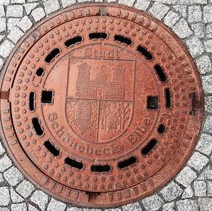 Kanaldeckel Deutschland Schönebeck