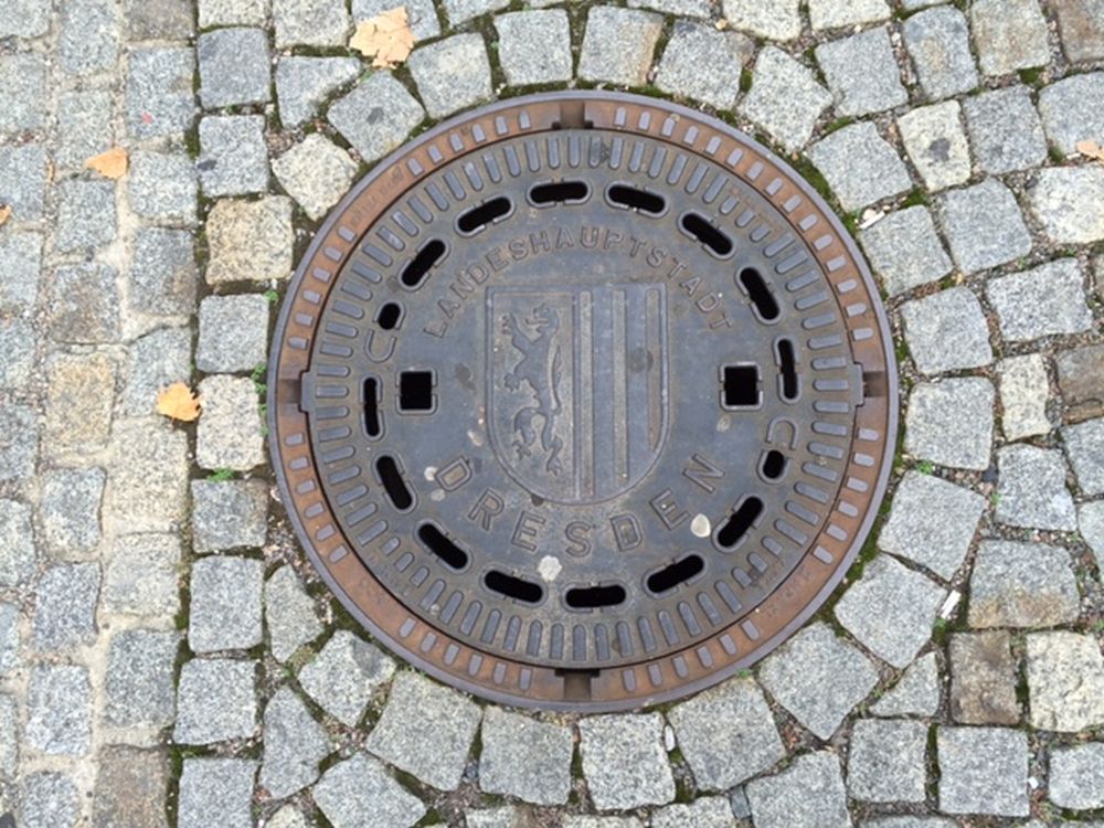 Kanaldeckel Deutschland Dresden