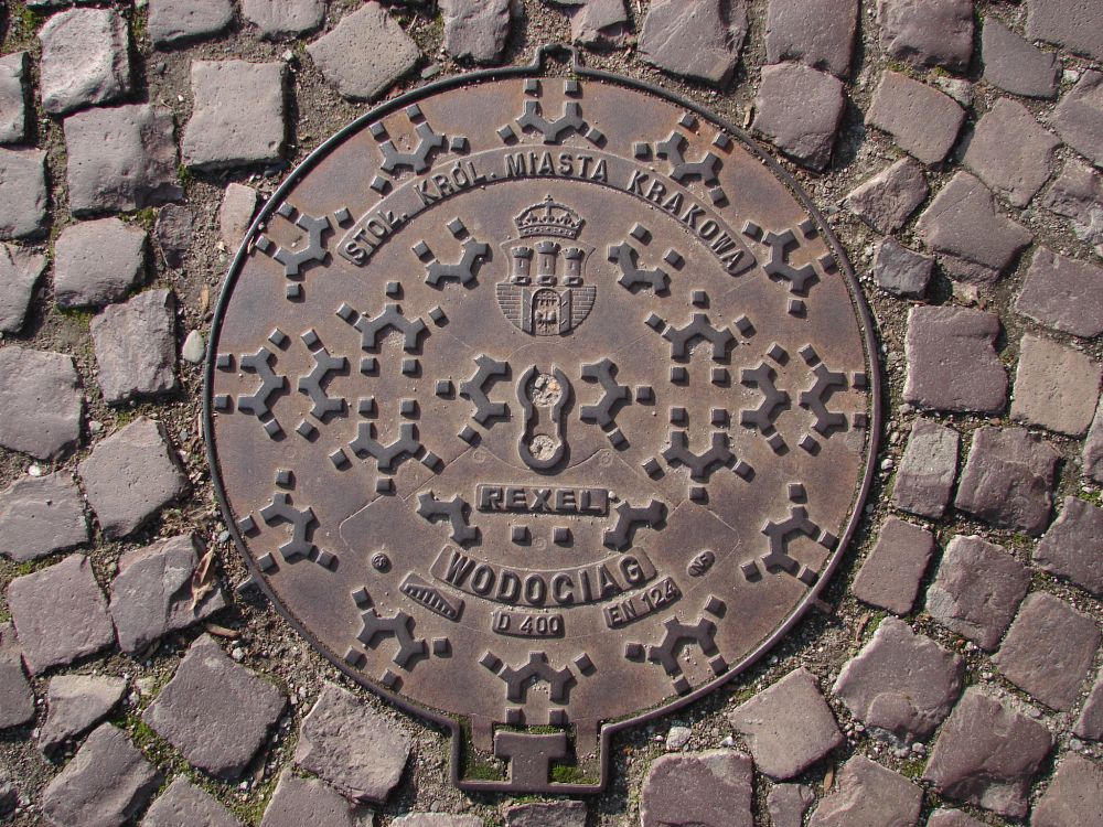 Kanaldeckel Polen Krakow
